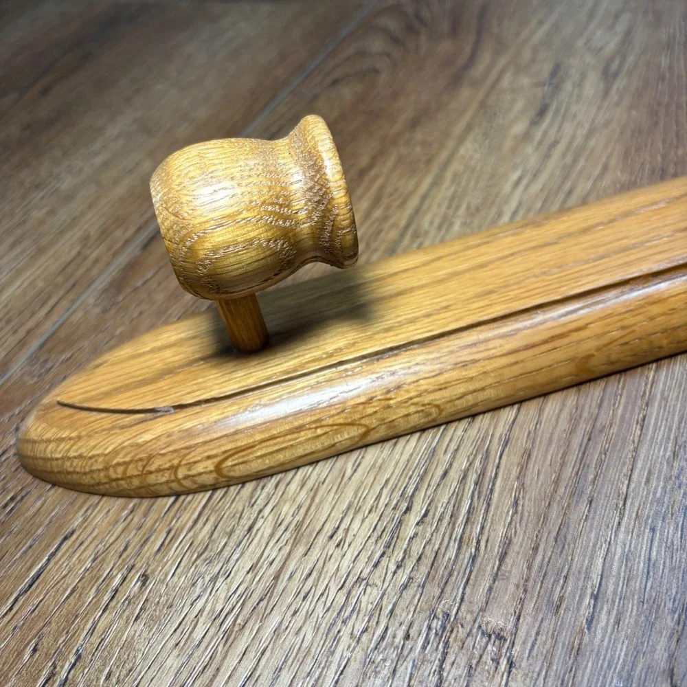 VTG Wood Wall Sconce Pair Solid Oak Taper Candle Holder Set of‎ 2 cottage whimsy